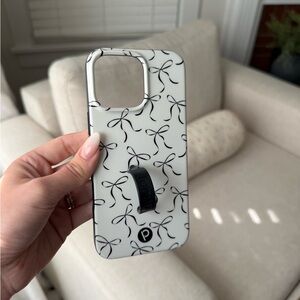 Black Bow Loopy phone case iPhone 16 pro max